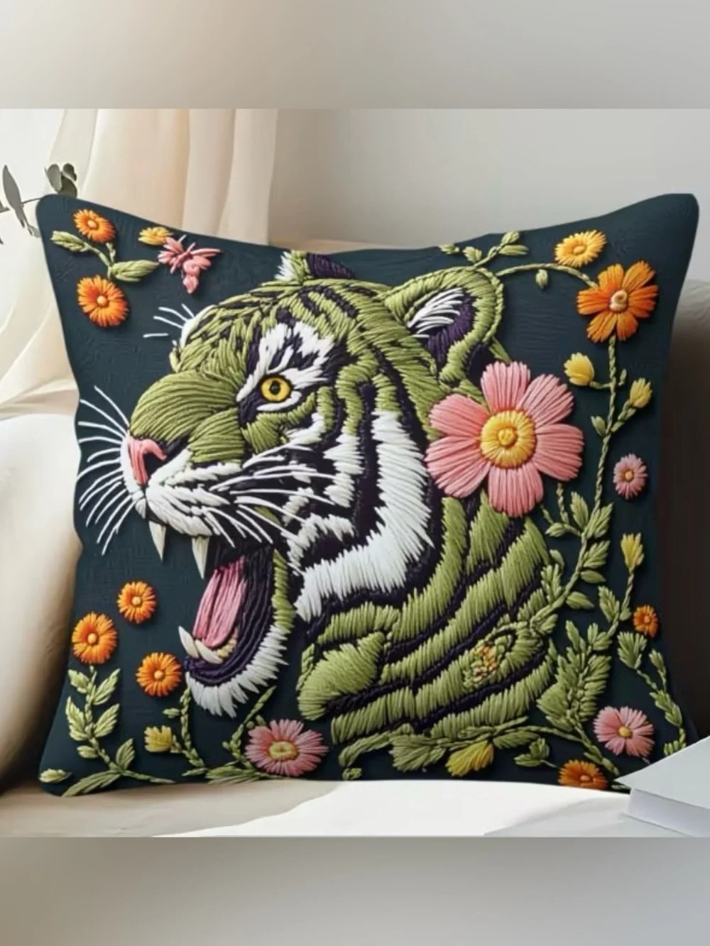 Tiger pillowcase